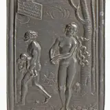 Loy Hering, Faustulus with Romulus and Remus, Rectangular lead cast; mm.