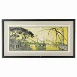 Giannetto Malmerendi, View of the Ravenna plains , multiple on paper, in frame