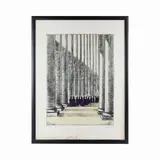 Fabio Failla, Colonnade of San Pietro, multiple on paper