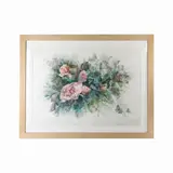 Renzo Vespignani, Bunch of roses, multiple on paper