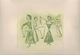 Massimo Campigli, Without title, Printed on Fabbriano paper. Signed in pencil lower right