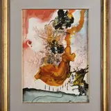 Corpse in burial, 1964 by Salvador Dalí, From the Holy Bible series, offered Sep 2023