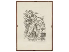 Tree 1974 by Enzo Faraoni, engraving, offered Nov 2024