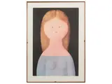 Antonio Bueno, Ritratto di bambina, color lithograph