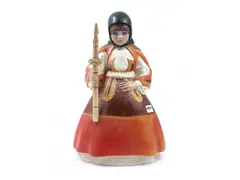 Sandro Vacchetti, Sardinian woman, Lenci, Turin, 1933-35, Ceramic figure