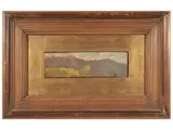 Filadelfo Simi, Apuane, oil on cardboard
