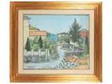 Ardengo Soffici, Case, Paesaggio toscano n. 107 1962