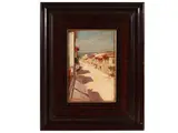 Giovanni Costa, Viareggio, oil on panel