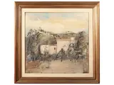 Val di Nievole 1946 by Sergio Scatizzi, oil on canvas, offered Oct 2024