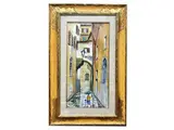 Rodolfo Marma, Vicolo dei Sapiti 1983, oil on canvas