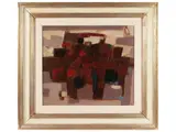 Vittorio Sopracase, Astratto, oil on canvas