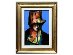 Figura by Alfio Rapisardi, oil on canvas, offered Oct 2024