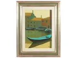 Umberto Tofani, Marina 1970, oil on canvas