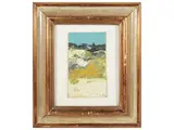 Paesaggio toscano by Sergio Scatizzi, oil on panel, offered Oct 2024