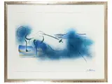 Italo Bolano, Nudo femminile, mixed media on paper