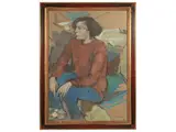 Enzo Faraoni, Giovane donna seduta 1985