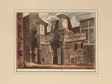 Henry Abbot, The Temple of Pallas (1820), aquatint etching