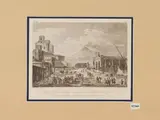 Jean-Claude Richard de Saint-Non, Villas and Ports of Reggio with a part of the Coasts of Sicily and Etna, etching