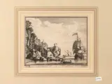 Peter Schenk the Elder, Orae Maritimae Calabrinae orientem versus, conspectus pulcherrimus (1702), copper engraving