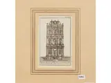 Thomas Salmon, Elevation of one of the four sides or facades of the Octagonal Square, called Villena, in Palermo