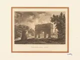 James Mérigot, Views of Rome and surroundings (1796-1798), five aquatint etchings