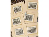 Mariano Vasi, Views of Rome, Porta del Popolo - Obelisk of the Piazza del Popolo - Palace of Monte Citorio - Temple of Antoninus Pius - Arch