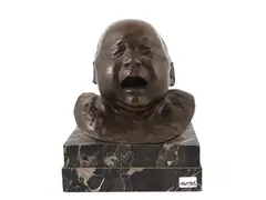 The first cries by Pietro Ceccarelli, bronze, offered Sep 2024