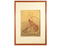 Flowers and Backdrop by Silvio Polloni, two etchings and a mixed technique on paper, offered Sep 2024
