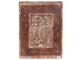 Antonio Mancini, Deposition 1963, Glazed terracotta plaque