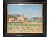 Dino Migliorini, Paesaggio, oil on canvas