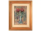 Enzo Pregno, Vaso di fiori, 1956, oil on canvas