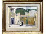 Gino Paolo Gori, Piazza della Sacrestia a Finale Ligure 1969