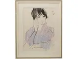 Bruno Paoli, Ragazza 1978, mixed media on cardboard