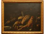 Elena Recco, Fish, mollusk and shell, 1654, oil on canvas