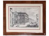 Giuseppe Zocchi, View of the Square and Church of San Giovannino dei PP. Jesuits [...], 1744, etching
