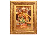 Ulvi Liegi, Interno del mio salotto, oil on panel