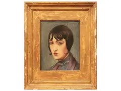 La Pia by Baccio Maria Bacci, oil on canvas, offered Jun 2024