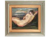 Enzo Pregno, Nudo di Donna 1942, oil on canvas