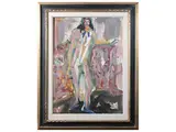 Silvio Loffredo, Figura, oil on canvas