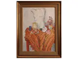 Massimo Quaglino, Il vecchio tappeto arabo, oil on canvas