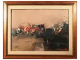Sergio Scatizzi, Natura morta fine anni Cinquanta, oil on canvas
