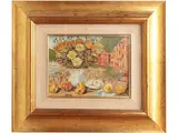 Michele Cascella, Lot of Graphics, two serigraphs on silver plates