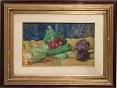 Natura morta by Edoardo Gordigiani, oil on panel, offered Jun 2024