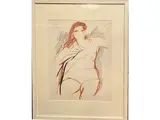 Bruno Paoli, Ragazza 1977, mixed media on cardboard