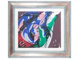 Amedeo Lanci, Astratto 1973, acrylic on canvas