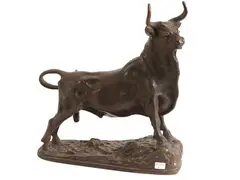 Georges Gardet, Toro, bronze sculpture