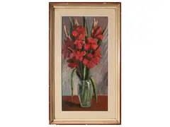 Vaso di Fiori by Fausto Magni, oil on panel, offered May 2024