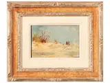 Renzo Martini, Paesaggio, oil on panel