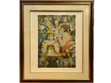 Remo Squillantini, Personaggi al bar, lithograph