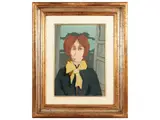 Marcello Boccacci, Donatella, oil on cardboard